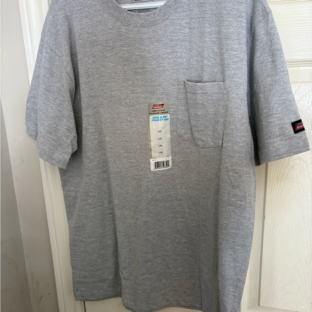 Dickies Gray Short Sleeve Tee Classic Crew Neck